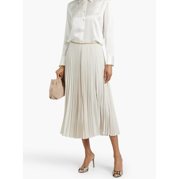 Vince Droped Pleated Skirt